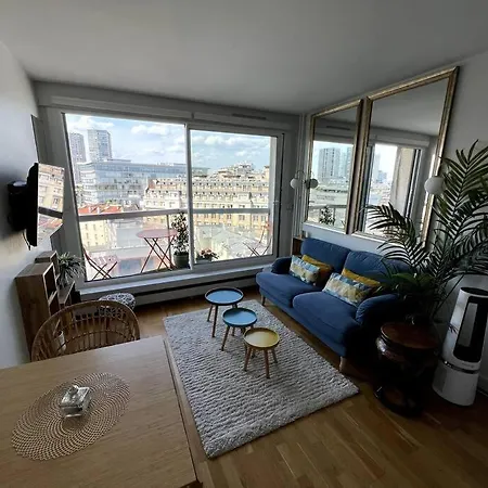Tour Eiffel - Vue Imprenable Au-dessus Des Toits, Balcon * פריז