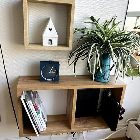 Tour Eiffel - Vue Imprenable Au-dessus Des Toits, Balcon Apartament Paryż