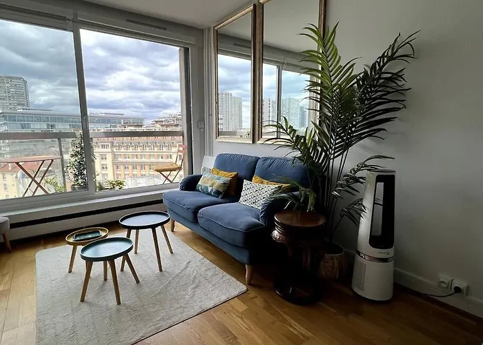 Apartman Tour Eiffel - Vue Imprenable Au-dessus Des Toits, Balcon *
