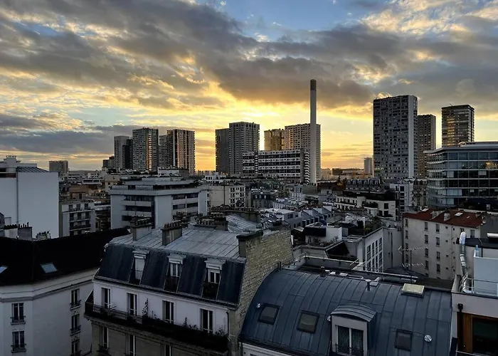 Tour Eiffel - Vue Imprenable Au-dessus Des Toits, Balcon Daire *