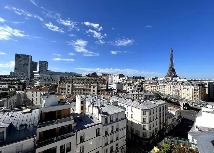 Tour Eiffel - Vue Imprenable Au-dessus Des Toits, Balcon Párizs