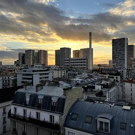 Tour Eiffel - Vue Imprenable Au-dessus Des Toits, Balcon 公寓 *